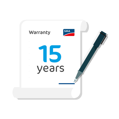 SMA Warranty 15yr