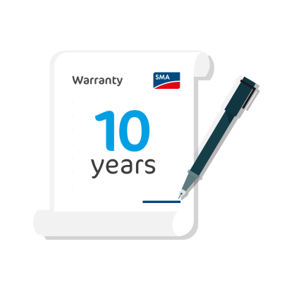 SMA Warranty 10yr