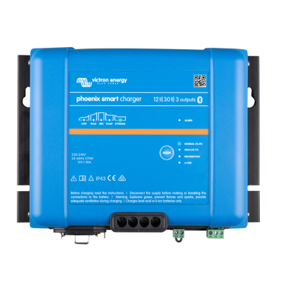 Victron Phoenix Smart IP43 Battery Charger 24V/16A/120-240V 1 Output + 1