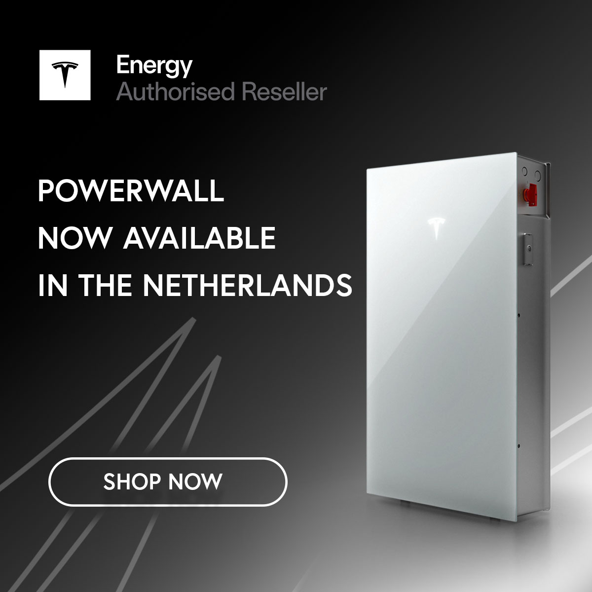 Powerwall now available in the Netherlands