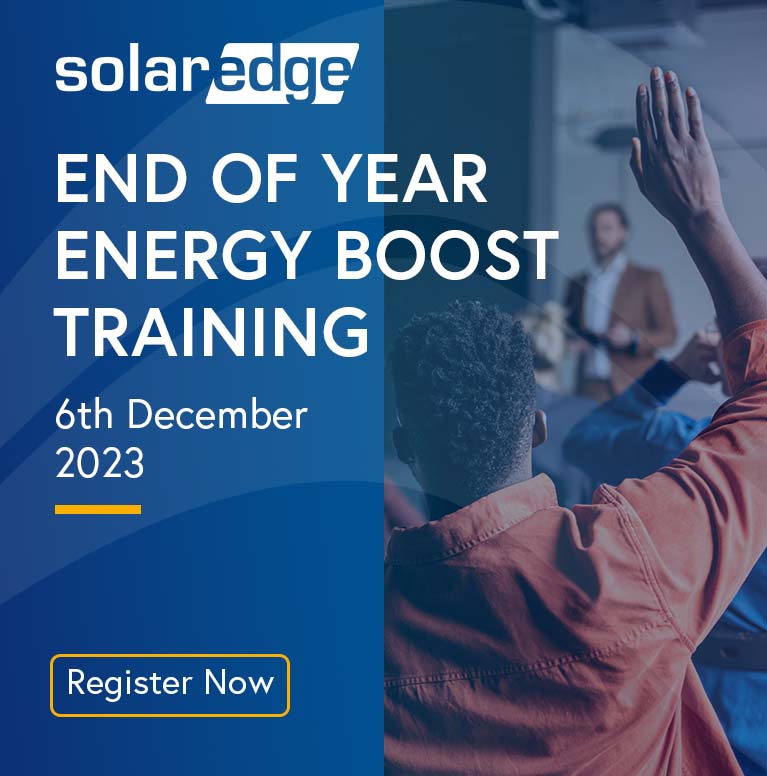 Register for SolarEdge Training