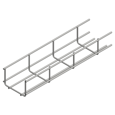 VDV Galv cable basket w=100 h=60 L=3000mm