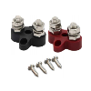 Victron Dual Terminal Stud M8-linked Set (1 Red/1 Black)